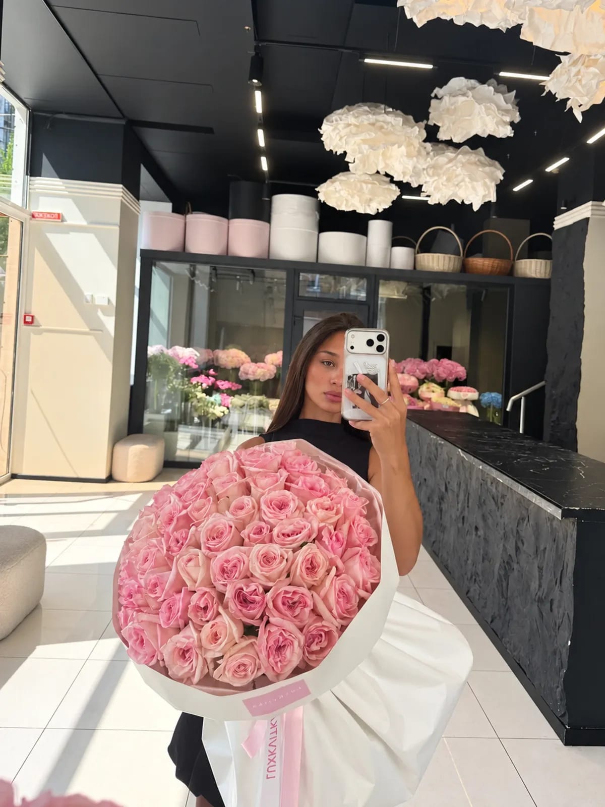 Букет з троянд «Pink Ohara»